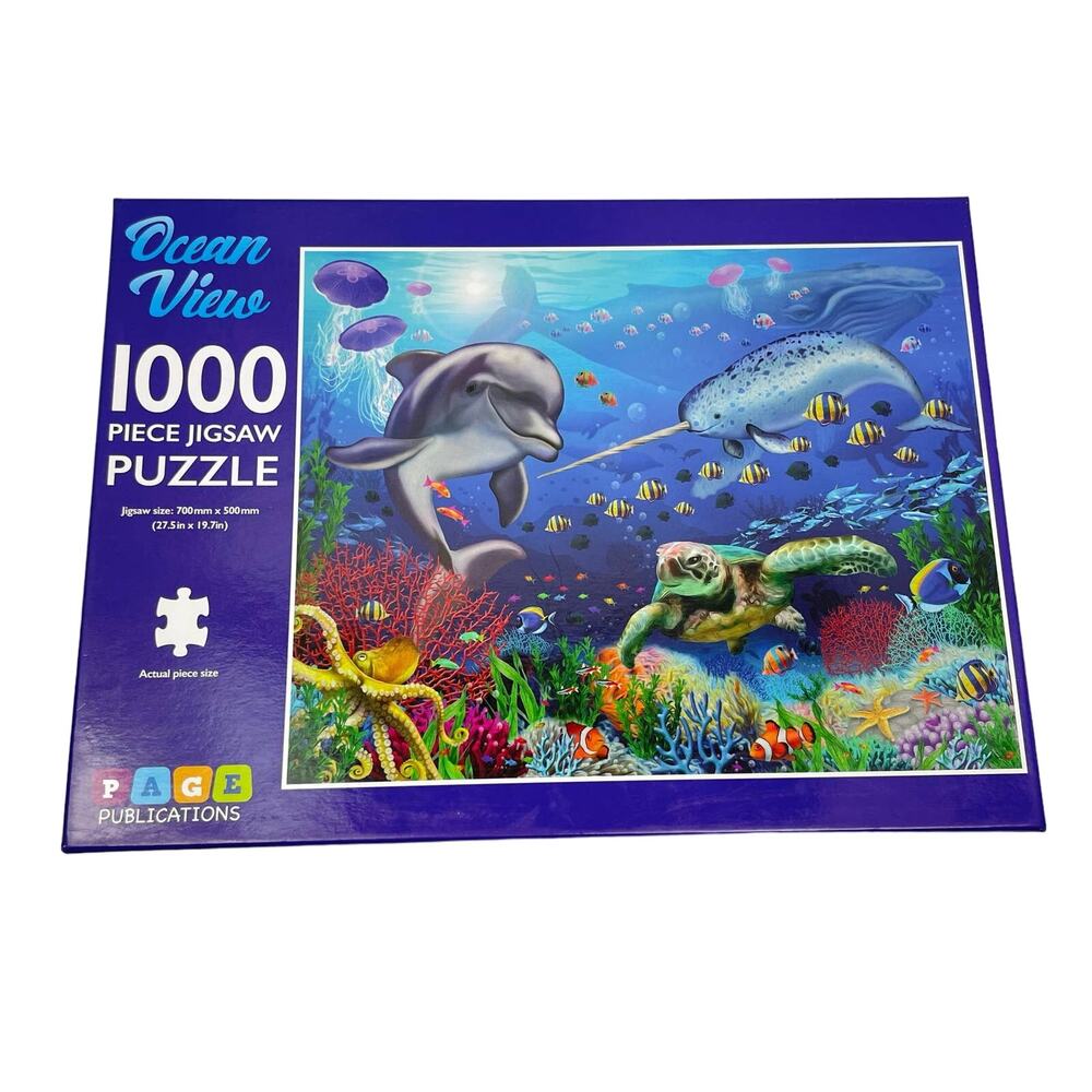Ocean View by Page Publications 1000 Piece Jigsaw Puzzle *Complete*